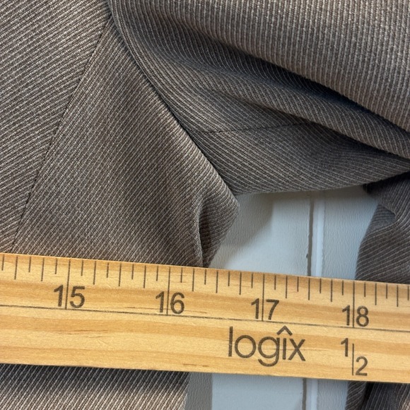 The Limited Womens Y2K Classic Sophisticated Blazer Size 2 Brown Minimalist NWT - Picture 5 of 10